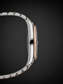 ROLEX DATEJUST CHOCOLATE DIAL 18K ROSE GOLD/STEEL