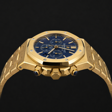Audemars Piguet Royal Oak Chronograph Gold and blue dial