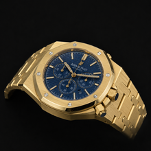 Audemars Piguet Royal Oak Chronograph Gold and blue dial