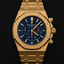 Audemars Piguet Royal Oak Chronograph Gold and blue dial
